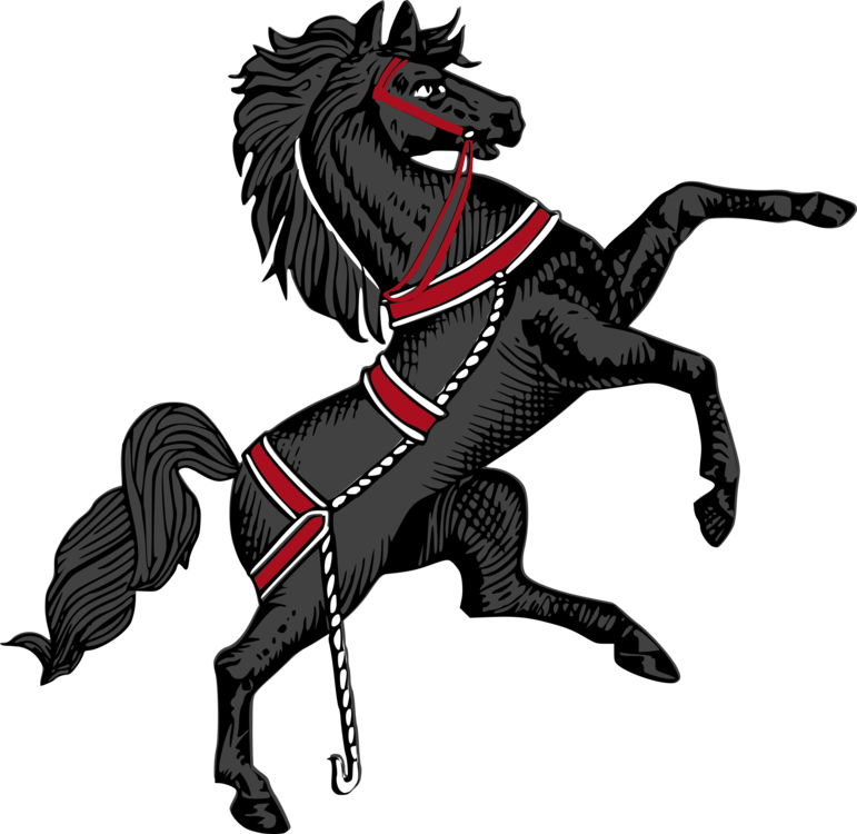 Pennsylvania Coat Of Arms American Paint Horse Rearing - Pennsylvania Coat Of Arms Png Clipart (771x750), Png Download
