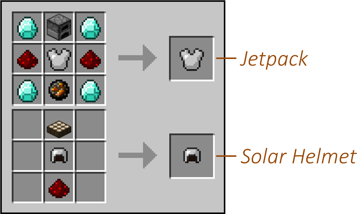 Ops Can Also Obtain A Jetpack Or Solar Helmet By Using - Minecraft Ender Sword Mod Clipart (1185x711), Png Download