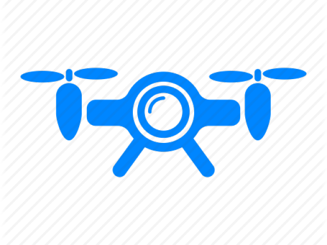 Drone Clipart Camera Icon - Blue Drone Icon Transparent - Png Download (640x480), Png Download