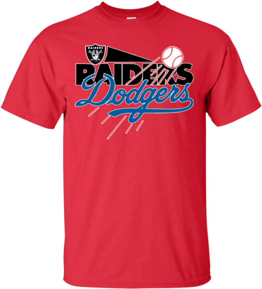 Oakland Raiders Shirts Dodgers T-shirts Hoodies , Png Clipart (921x1014), Png Download