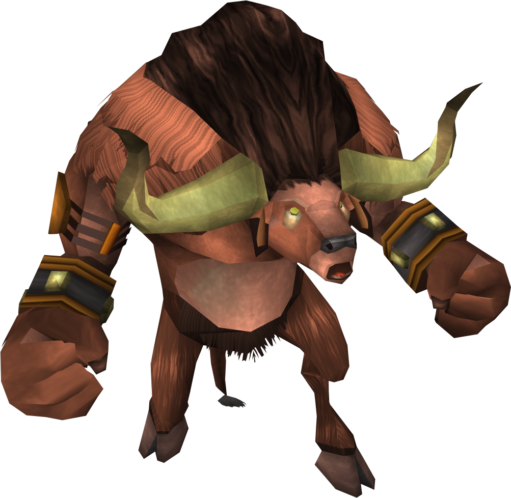 Minotaur Runescape Clipart (1003x978), Png Download