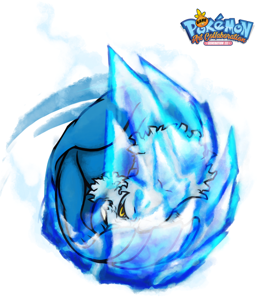 Ice Fang Was Introduced To Our Pokemon Art Collaboration - Pokemon Snap Clipart (1024x1220), Png Download