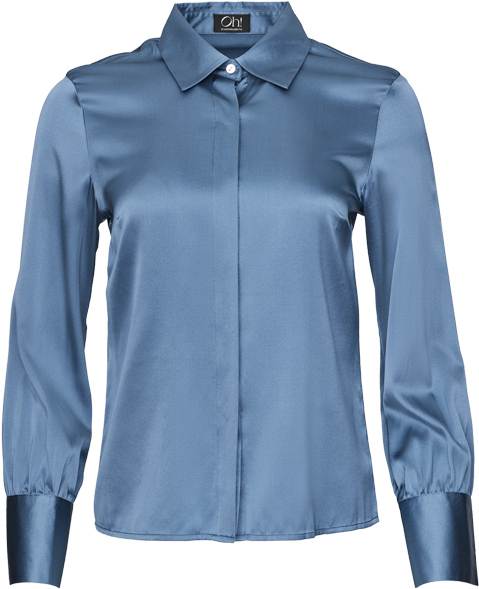 The Levinson Shirt Is A Luxurious 100% Silk Shirt With - Blouse Clipart (800x800), Png Download
