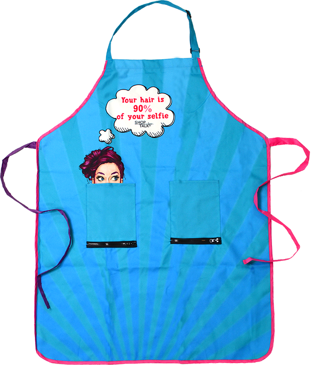 Your Hair Is 90% Of Your Selfie Chemical Apron - Vest Clipart (639x750), Png Download