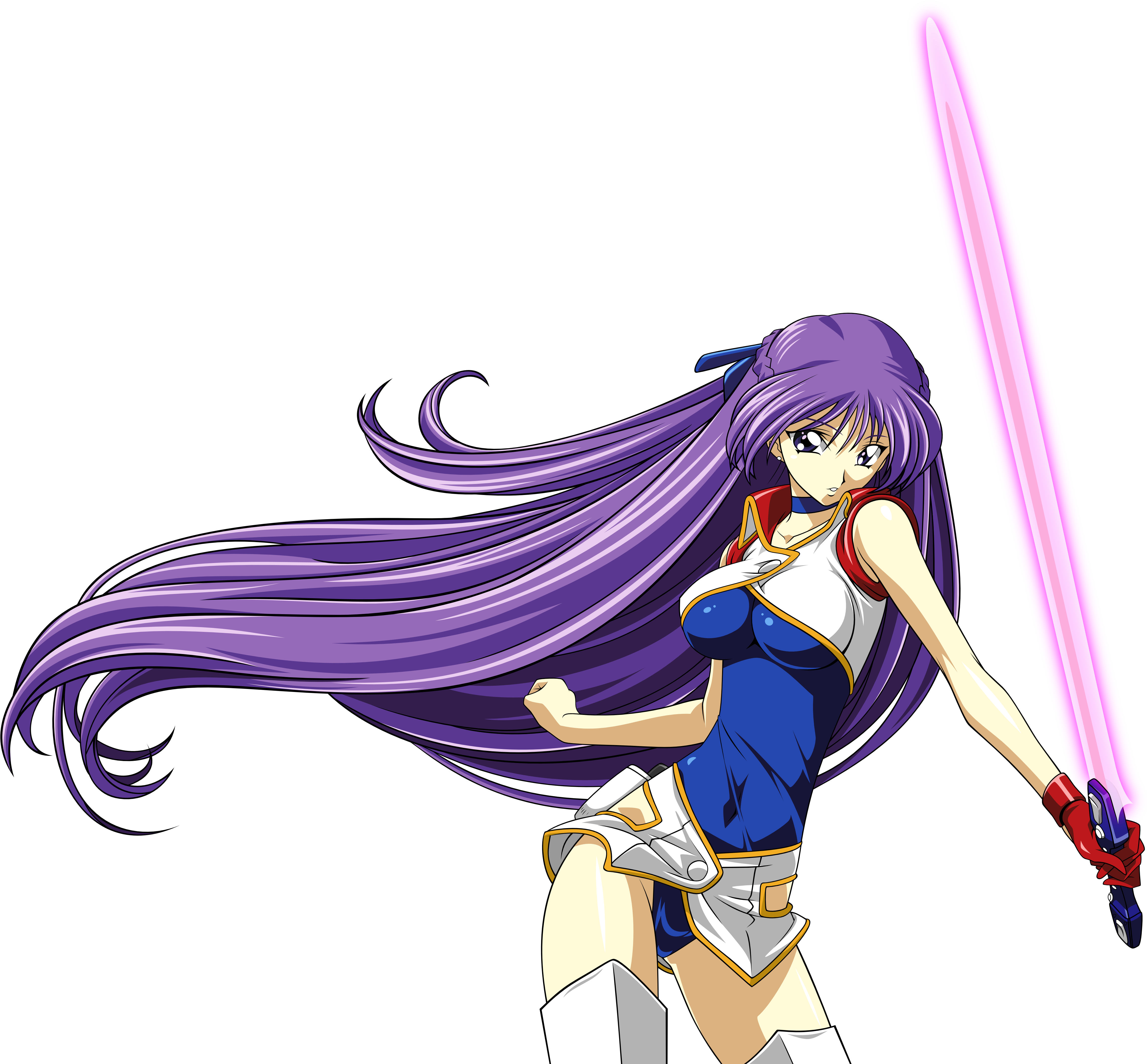 Dirty Pair Flash Yuri Duplicate Transparent Png Vector - 1990s Anime Clipart (4620x4271), Png Download