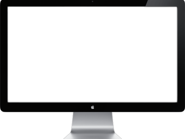 Macbook Clipart Mac Desktop - Computer Monitor Png Transparent Png (640x480), Png Download