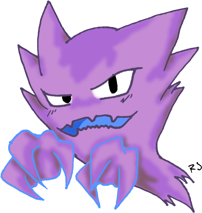 Shiny Haunter By Rosierjay-d5eqqpo - Shiny Haunter Clipart (705x743), Png Download