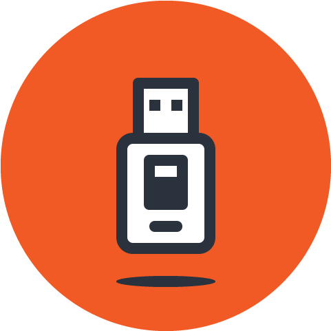 Usb Icon - Usb Flash Drive Clipart (586x586), Png Download