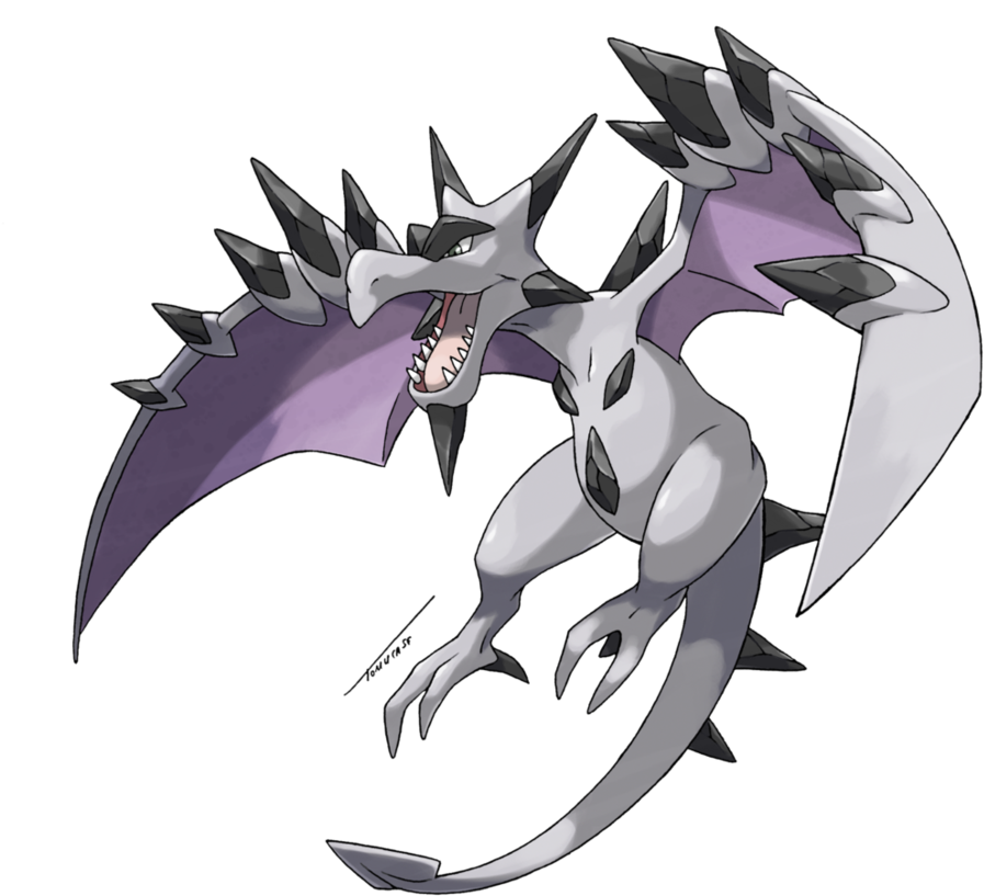 Aerodactyl X Haunter - Pokemon Mega Evolution Aerodactyl Clipart (929x860), Png Download