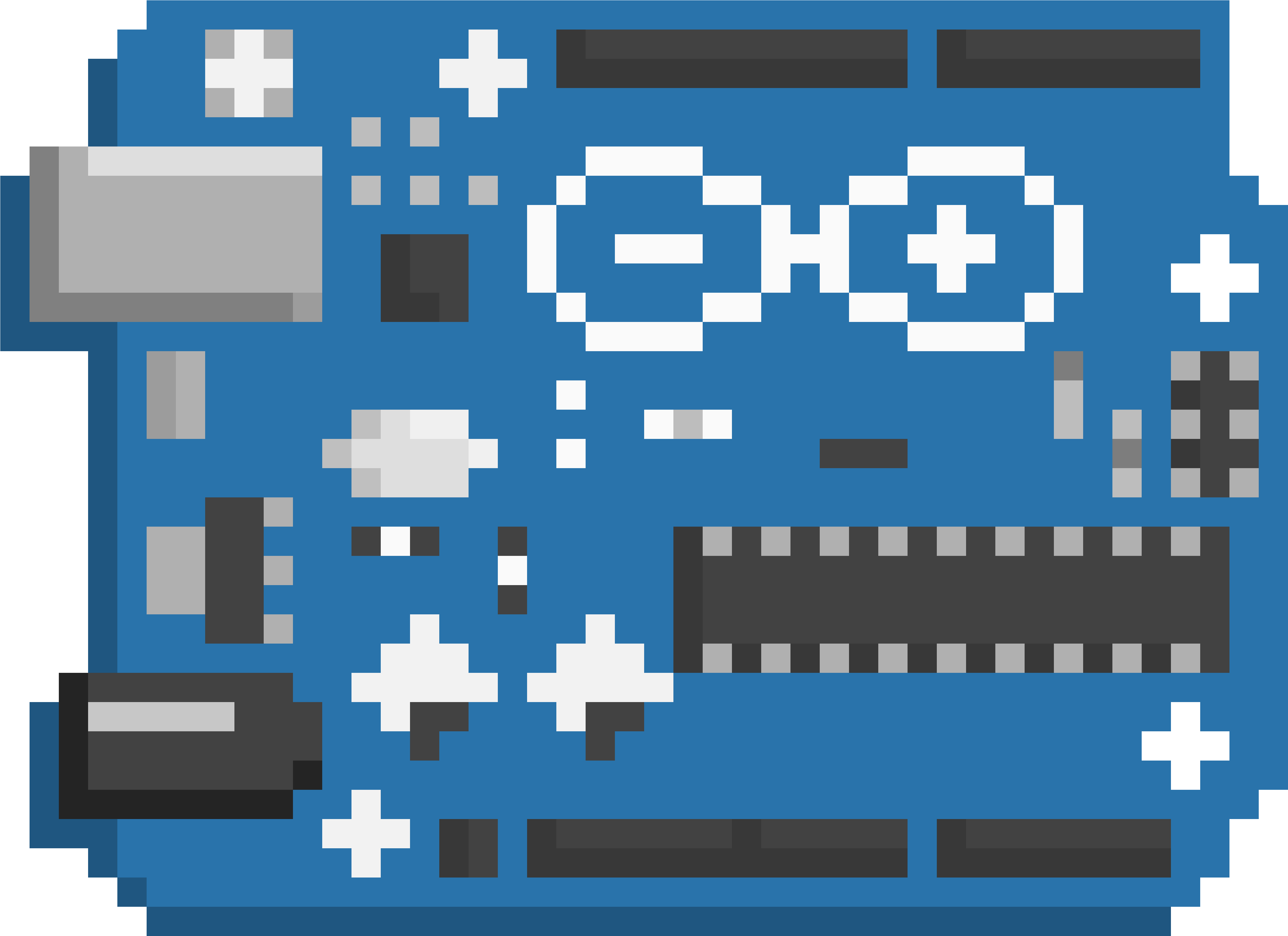 Arduino Uno - Arduino Pixel Art Clipart (6000x3900), Png Download