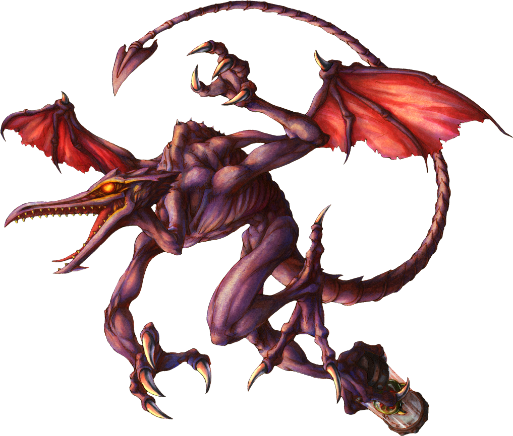 Ridley Png - Super Metroid Png Clipart (1017x866), Png Download