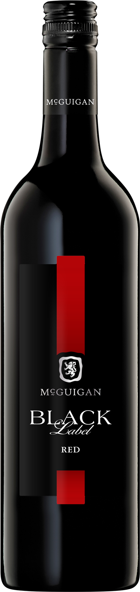Mcguigan Black Label Red Bottle Clipart (459x1931), Png Download