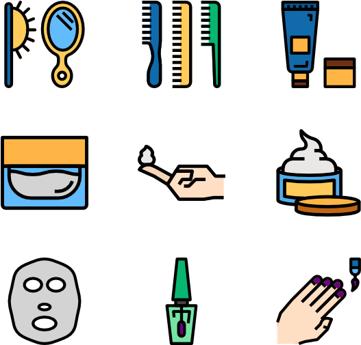 Makeup Clipart (600x564), Png Download
