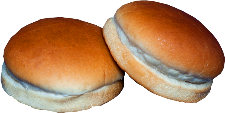 Plain Bun - Macaroon Clipart (787x413), Png Download