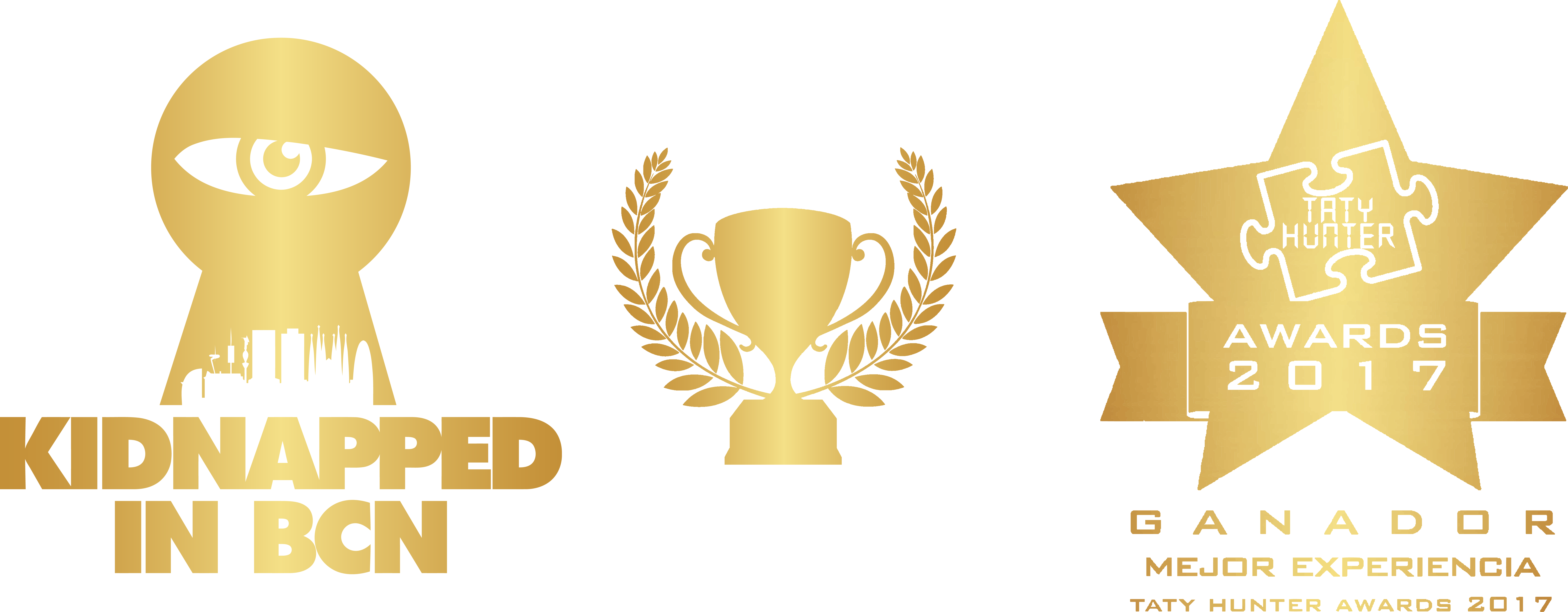 Kidnapped In Bcn Premio Taty Hunter Awards 2017 Mejor Clipart (9113x3559), Png Download