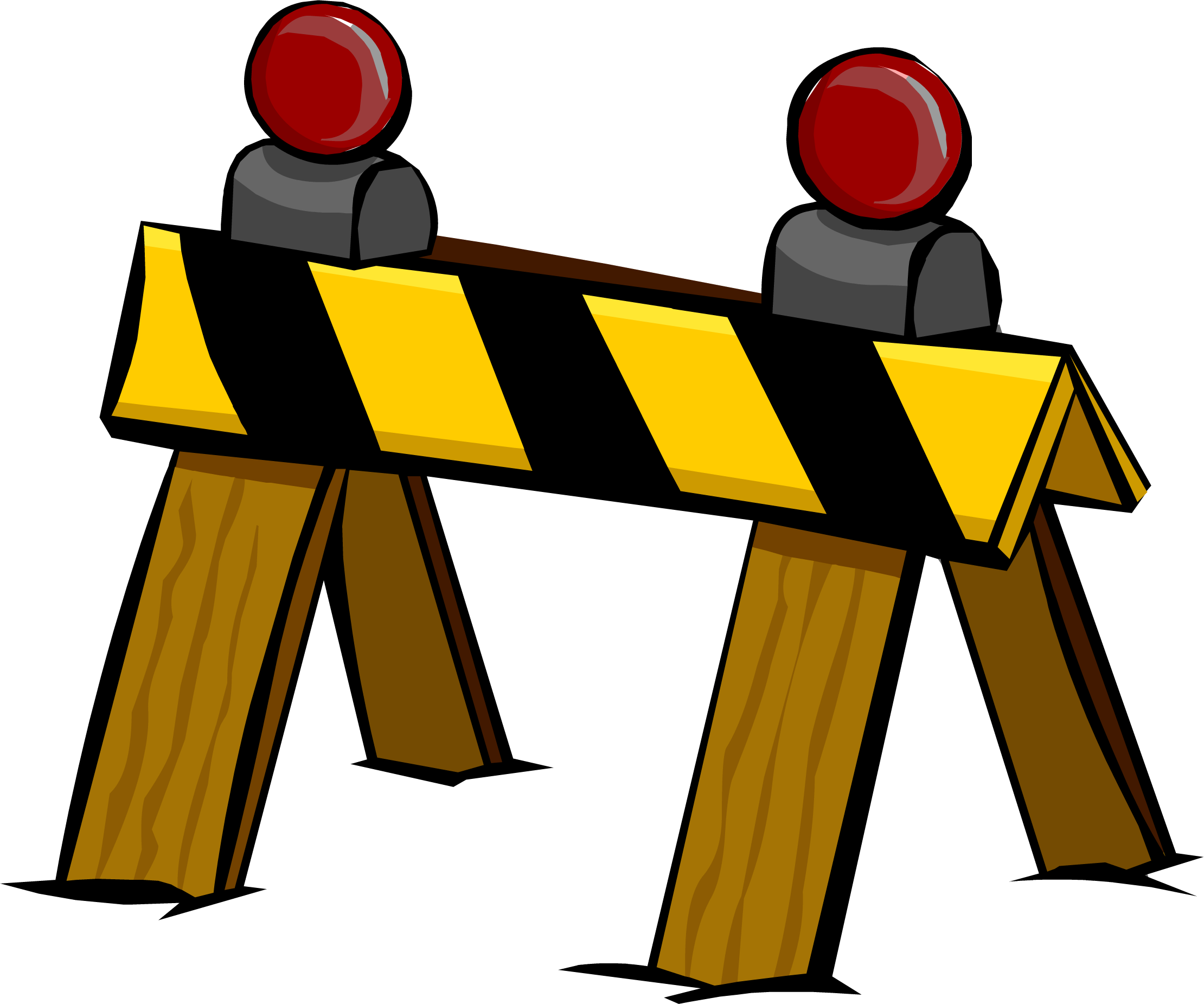 Construction Clip Art Image Free - Construction Barrier Clipart - Png Download (2220x1851), Png Download