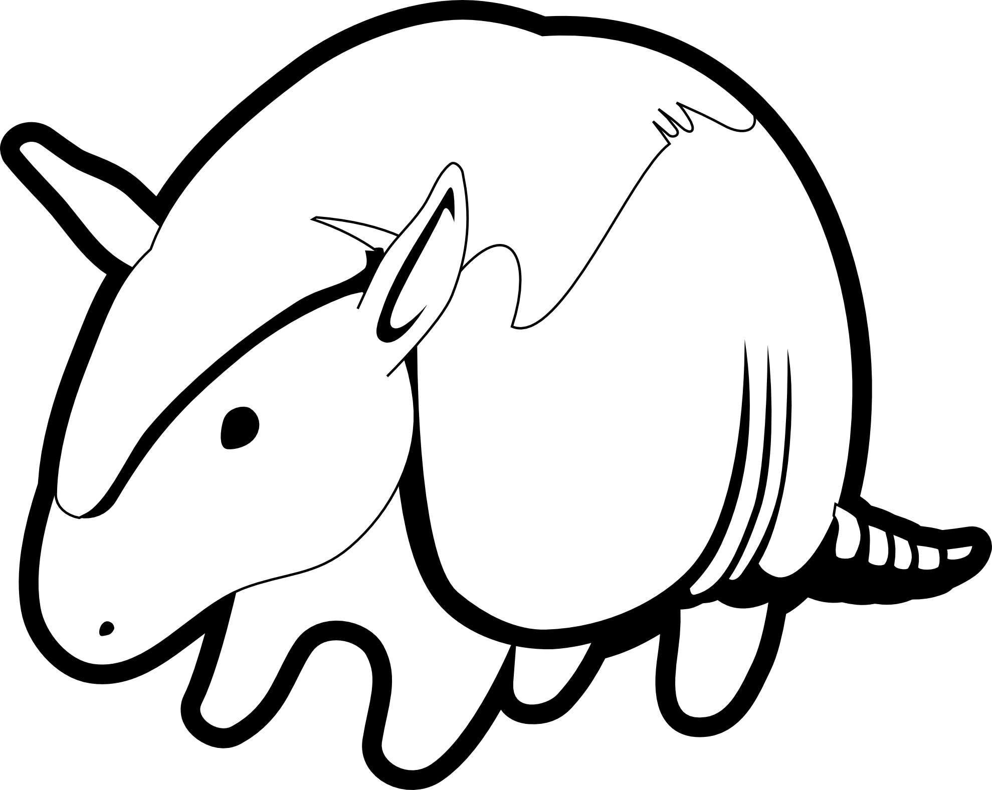 Armadillo 999px 87 - Free Armadillo Cartoon Clipart - Png Download (999x796), Png Download