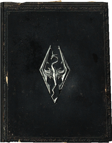 The Book Of The Dragonborn - Skyrim Clipart (608x608), Png Download