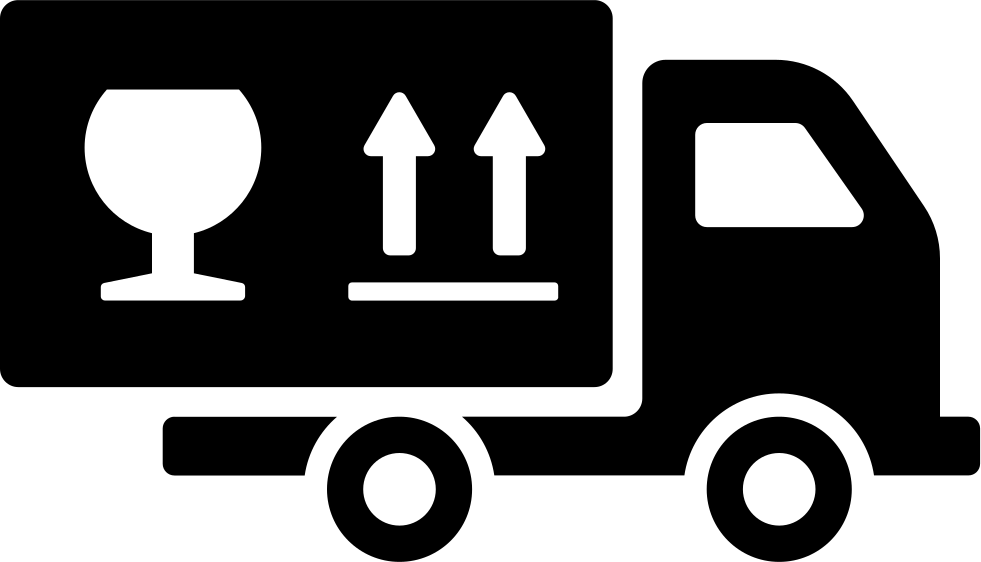 Moving Truck Comments - Black And White Truck Clipart - Png Download (981x562), Png Download