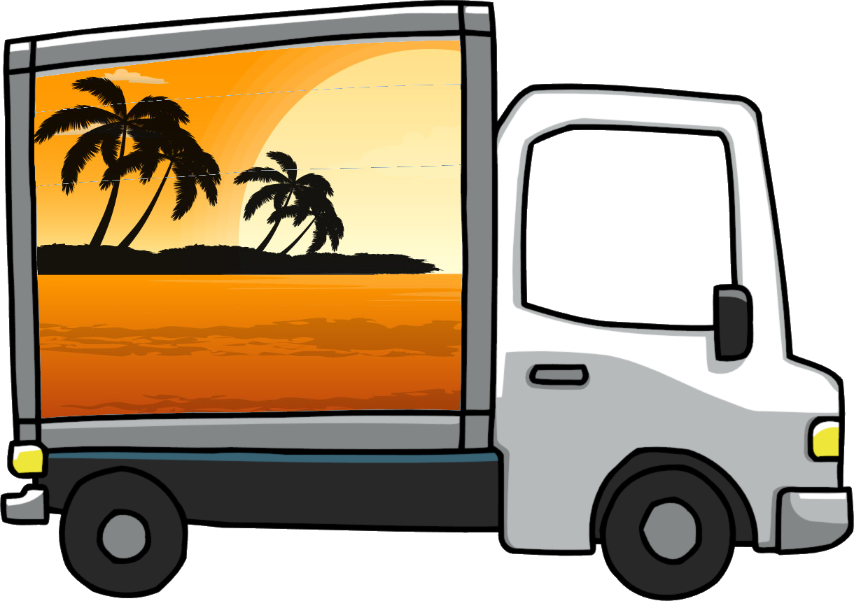 Moving Company Reviews Of Miami, Fl Movers - Clipart Trucks Transparent Background - Png Download (1220x859), Png Download
