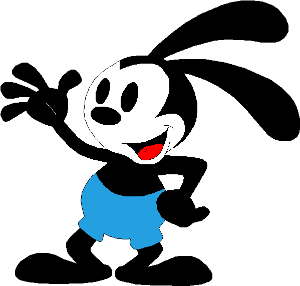 Oswald The Lucky Rabbit - Oswald The Lucky Rabbit X Mickey Mouse Clipart (599x571), Png Download
