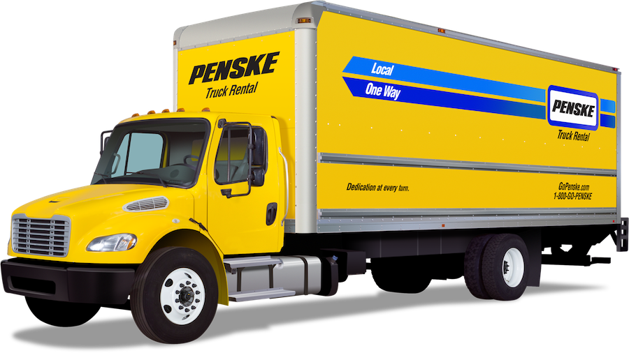 Moving Truck Png Clipart (900x506), Png Download