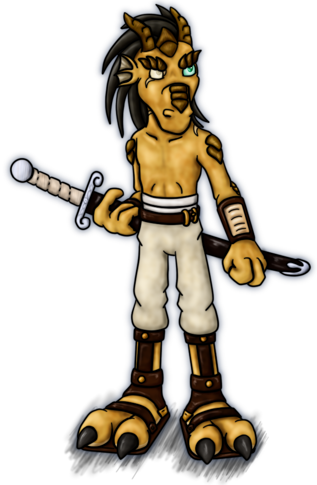 Dragonborn Garrus By Hunterbahamut - Cartoon Clipart (617x944), Png Download