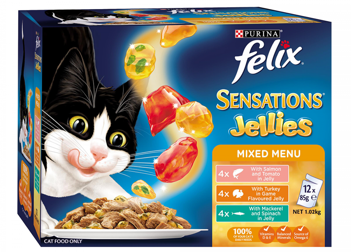 More Views - Felix Cat Food Jelly Clipart (1200x1200), Png Download