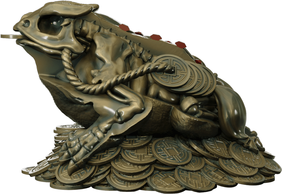 Xxray Fortune Frog - Xxray Plus Fortune Frog Clipart (1000x1000), Png Download