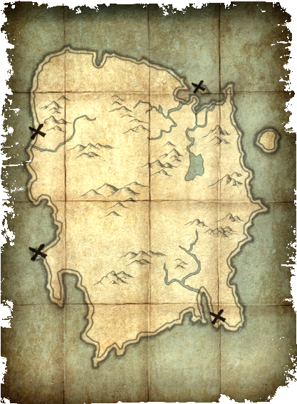 Db Icon Misc Deathbrand Treasure Map - Deathbrand Treasure Map Clipart (568x568), Png Download