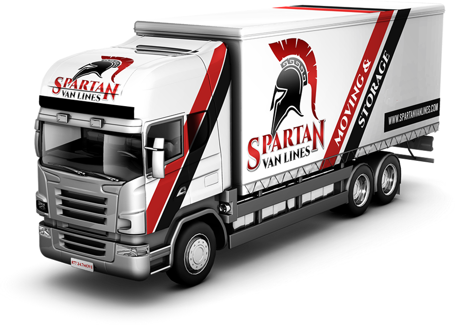 Spartan Van Lines Clipart (924x661), Png Download