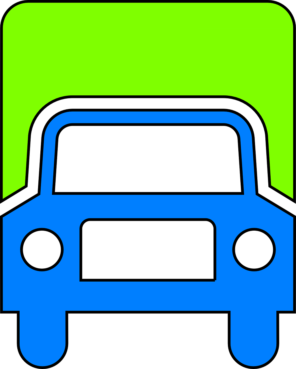 Front Truck Clipart - Png Download (1026x1280), Png Download