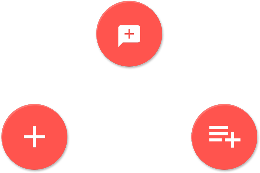 Apply Colorfilter But Preserve Transparent Shadow In - Floating Action Button Transparent Clipart (879x587), Png Download