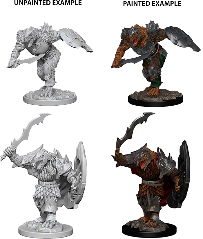 Dungeons & Dragons Nolzur's Marvelous Miniature Dragonborn - Dungeons & Dragons Nolzur's Marvelous Unpainted Clipart (700x826), Png Download