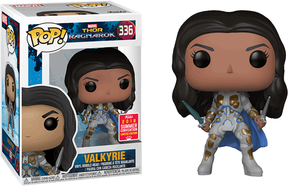 Marvel - Thor - Ragnarok - Heroic Valkyrie Sdcc18 Pop - Funko Pop Thor Ragnarok Valkyrie Clipart (600x600), Png Download