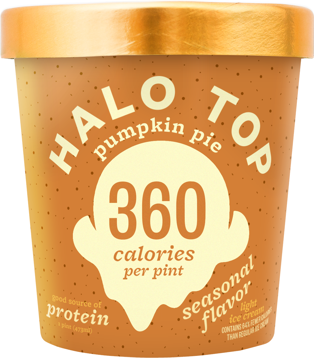 Halo Top Pumpkin Spice Clipart (1250x1250), Png Download