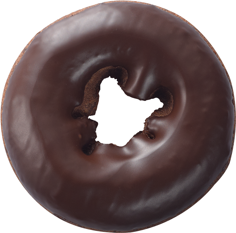 16 Doublechoccake Edit - Dunkin Donut Double Chocolate Clipart (872x872), Png Download