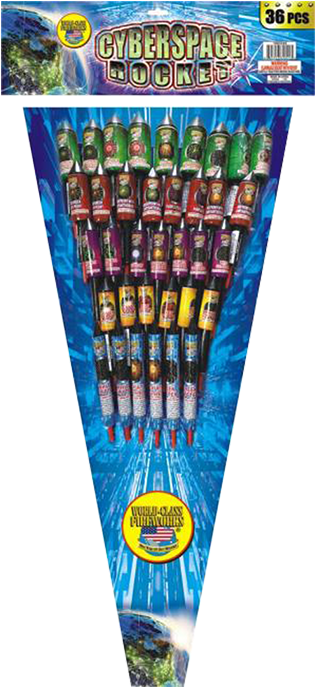 Cyberspace Rockets By World-class Fireworks - The Fireworks Superstore Clipart (700x700), Png Download