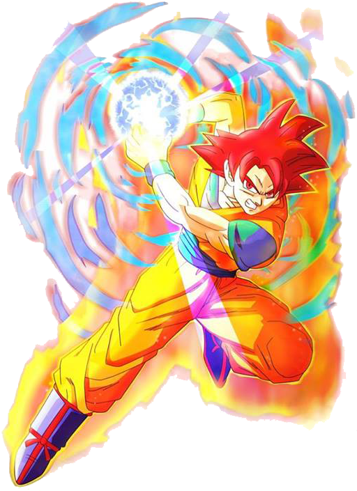 Goku Super Sayayin Dios Png - Super Saiyajin Dios Png Clipart (527x720), Png Download