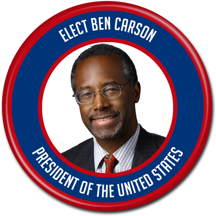 Ben Carson Button - Emblem Clipart (800x800), Png Download