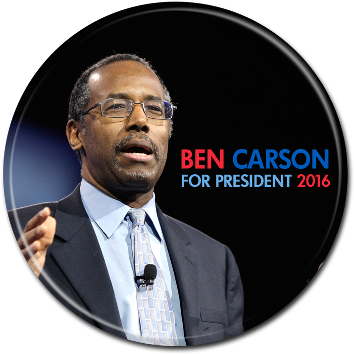 Ben Carson Button - Hush Sound So Sudden Clipart (800x800), Png Download