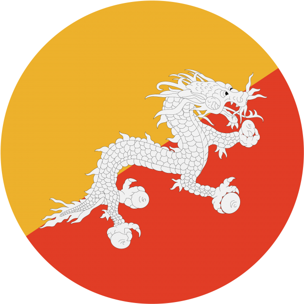 Bhutan Flag Icon Clipart (866x650), Png Download