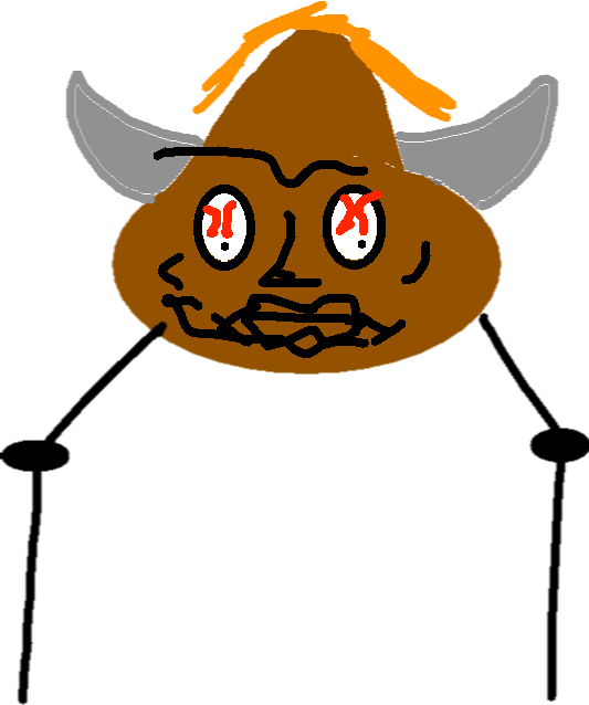 Evolved Volcano Enemy Cringe - Cartoon Clipart (533x638), Png Download