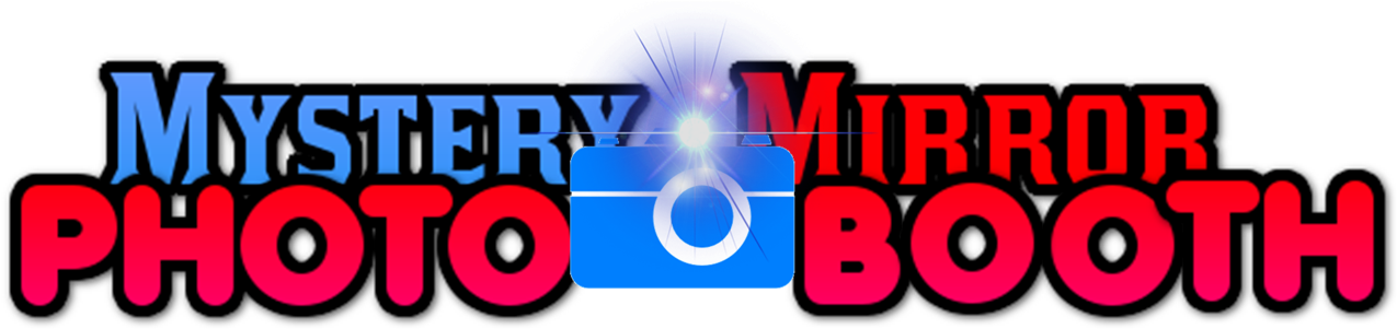 Cropped Mystery Mirror Photo Booth Logo - Graphic Design Clipart (1281x317), Png Download