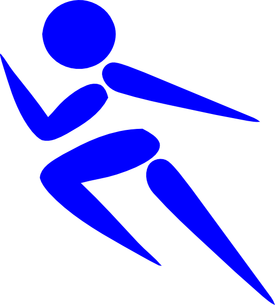 Tnt Girl Running Svg Clip Arts 534 X 594 Px - Blue Running Clip Art - Png Download (534x594), Png Download