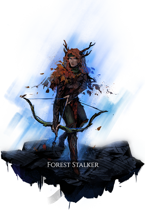 Forest Stalker - Illustration Clipart (500x721), Png Download