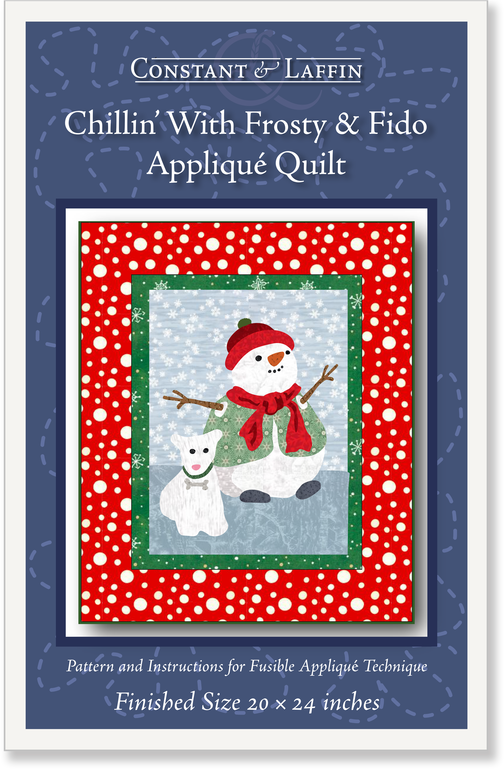 Frosty & Fido Pattern Cover - Christmas Clipart (2510x3054), Png Download