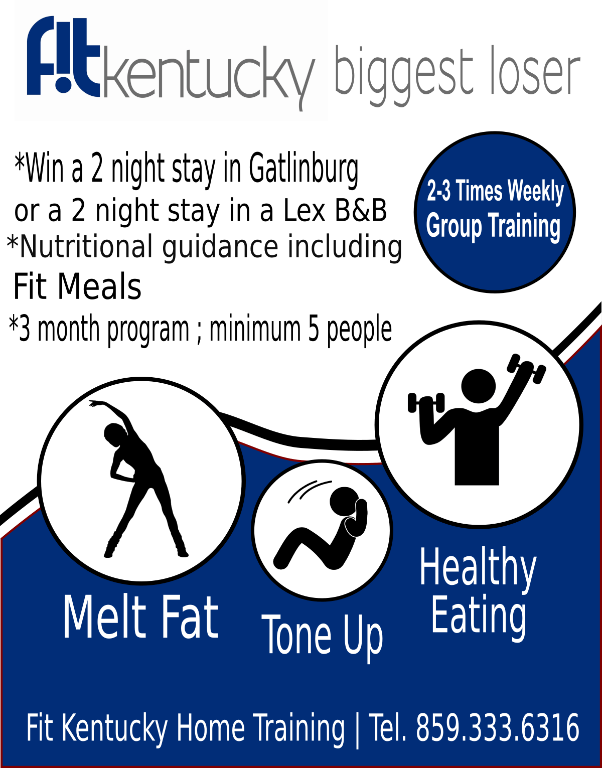 Fit Kentucky Biggest Loser - Poster Clipart (1200x1531), Png Download
