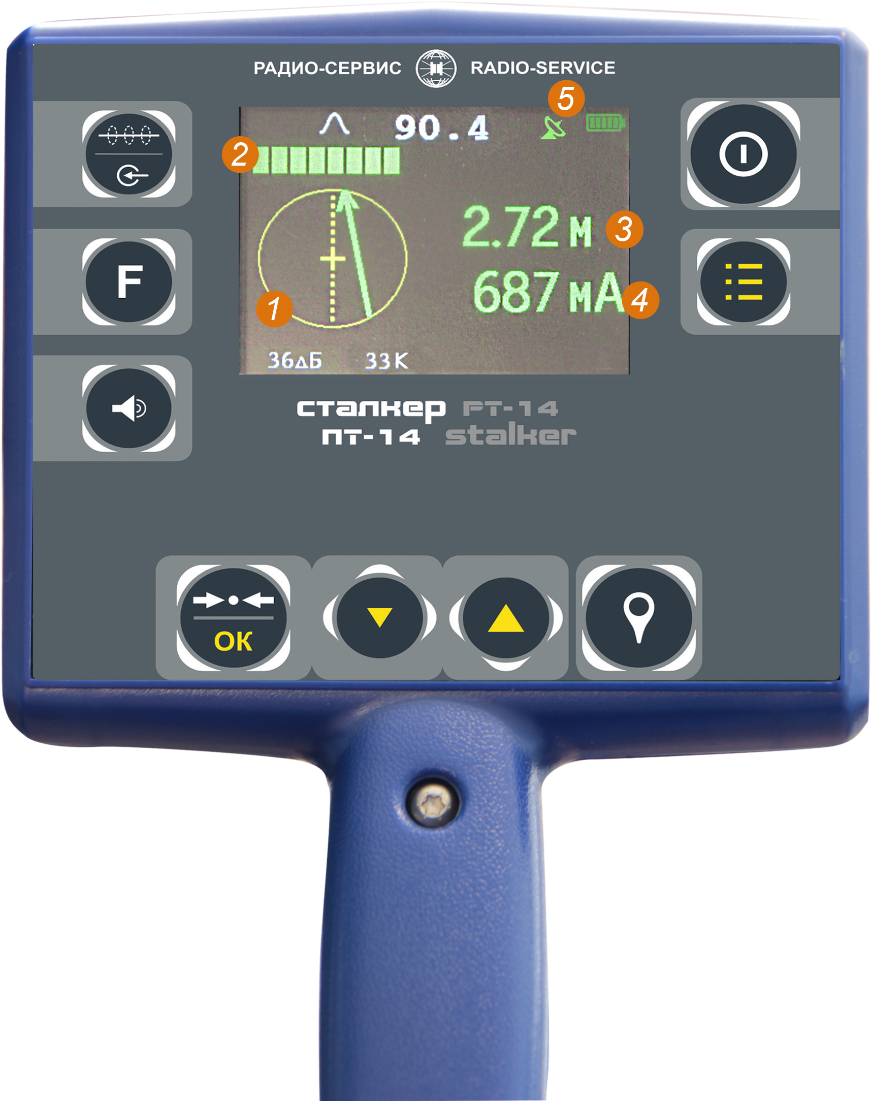 Compass Pointer Of The Planimetric Position Of A Target - Gauge Clipart (1790x2208), Png Download
