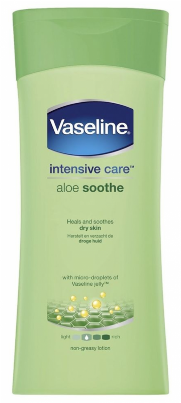 Vaseline Intensive Care Aloe Soothe Body Lotion Clipart (800x800), Png Download